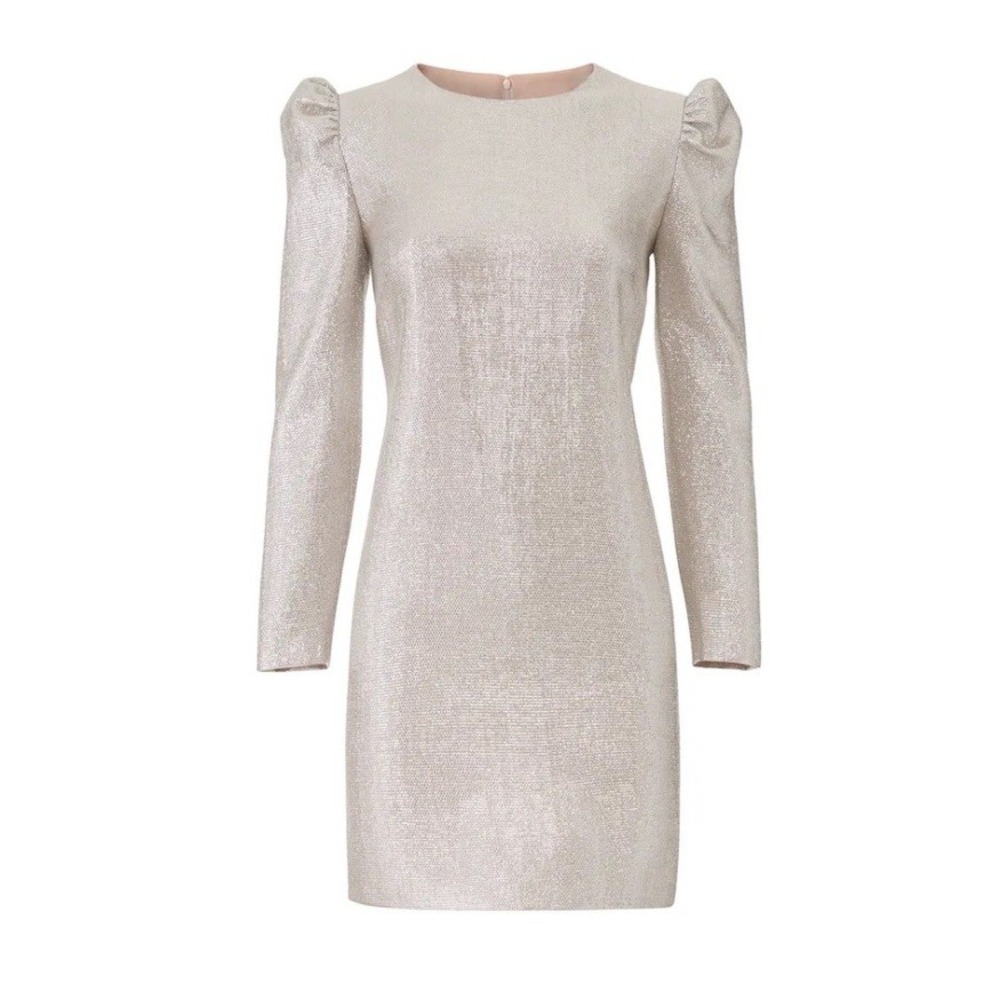 RACHEL ZOE Dress Shift Millie Evening Dress Size 10 Long‎ Sleeve Party